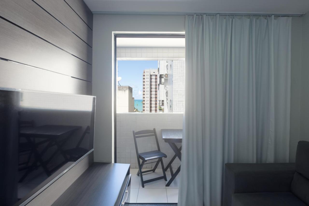 Flat Quarto E Sala C/ Vista Mar Espetacular Apartment มาเซโอ ภายนอก รูปภาพ